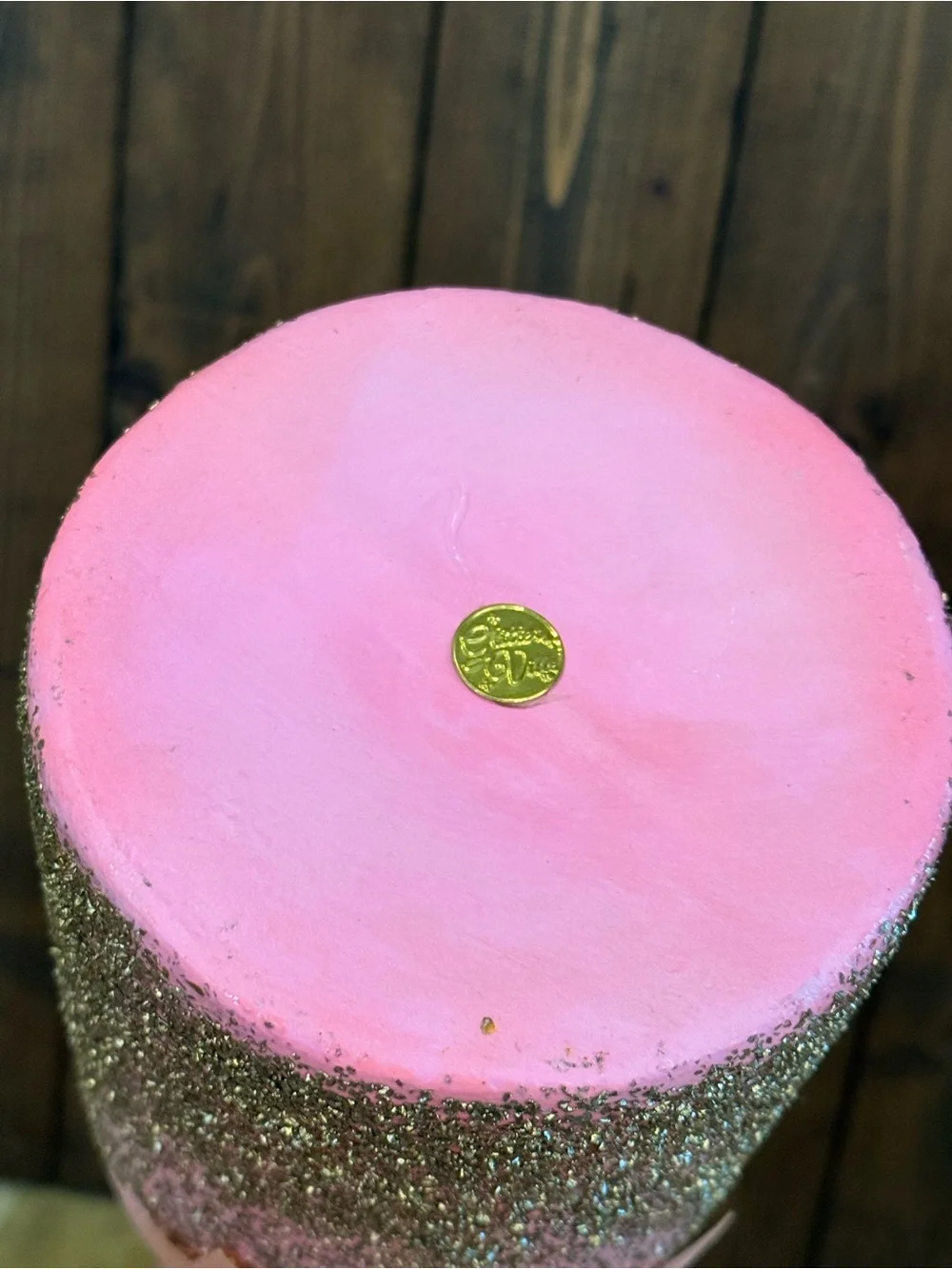Glitterville Champagne Bottle Display